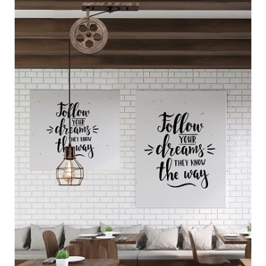 Aplique Polea Vintage Fabrilamp