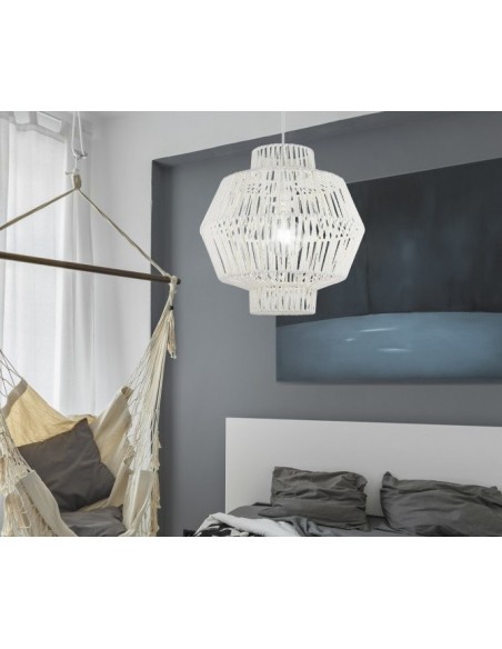 Lámpara de Cuerda Blanca