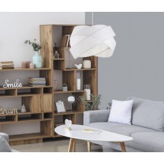 Lámpara Trenzada Blanca...