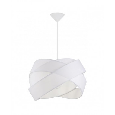 Lámpara Trenzada Blanca Salón Barata