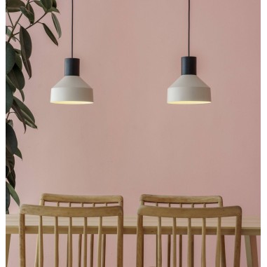 Lámpara Pantalla Metal Beige 20 cm