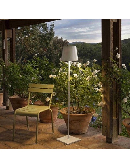 Lámpara de Pie Exterior Touch System con Pantalla