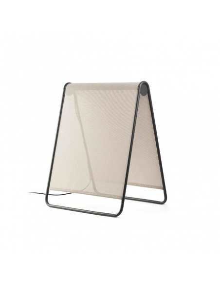 Lámpara de Pie Exterior Textilene Beige