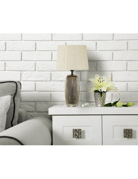 Lámpara de Mesa Sucupira Bronce Dorado o Plata