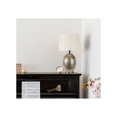 Lámpara de Mesa Cerámica Saima Bronce...