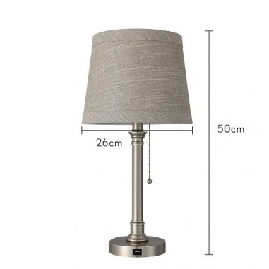 Lámpara de Mesa con Puerto USB