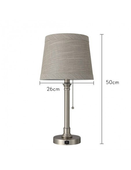 Lámpara de Mesa con Puerto USB