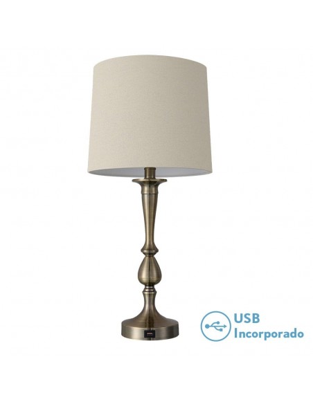 Puerto USB Lámparas de Mesa