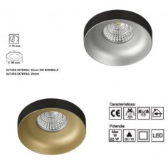 Empotrados Hundidos Negro...