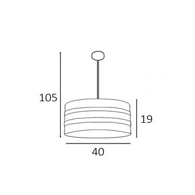 Lámpara Pantalla Caña y Beige...