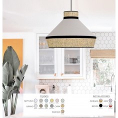 Lámpara Cónica Banana y...