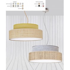 Lámpara Banana y Gris...