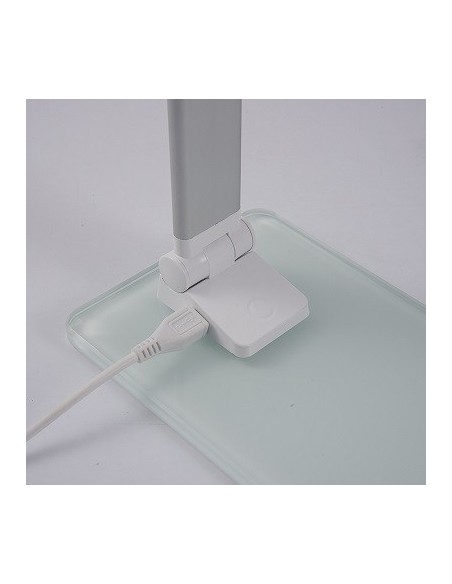 Flexo LED Base de Cristal Regulable Intensidad Memoria