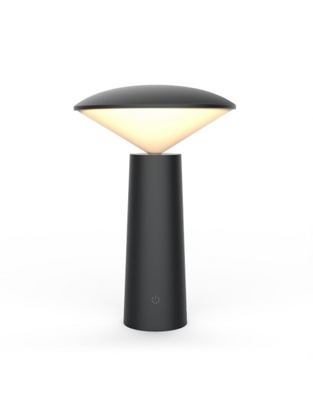 Pie seta led negro