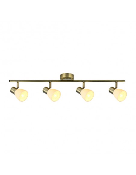 regleta cholo 4 luces dorada