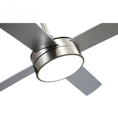 Ventilador Nevery con palas reversibles plata/haya