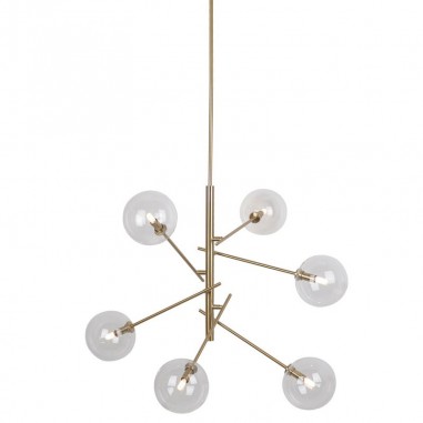 Lámparas Salón Latón Satinado