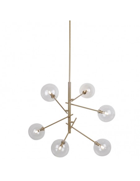 Lámparas Salón Latón Satinado