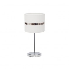 Sobremesa cromo con pantalla blanca