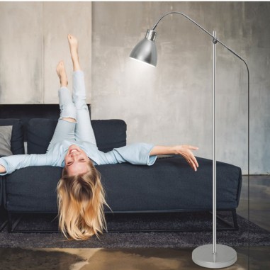 Pie de salón plata cromo barato