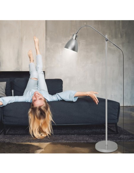 Pie de salón plata cromo barato