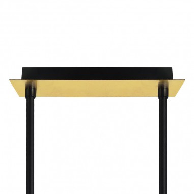 Lámpara Ciudad del Cabo 4 Luces Oro y...