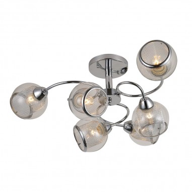 lampara stanley 6 luces cromo