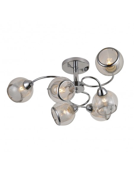 lampara stanley 6 luces cromo