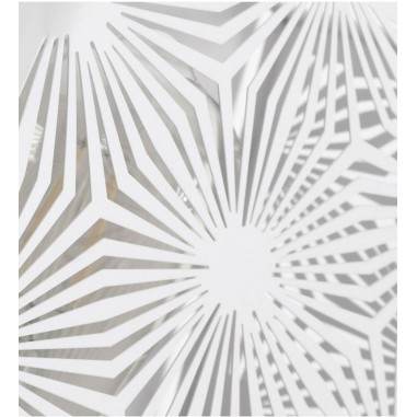 Aplique decorativo blanco con luz