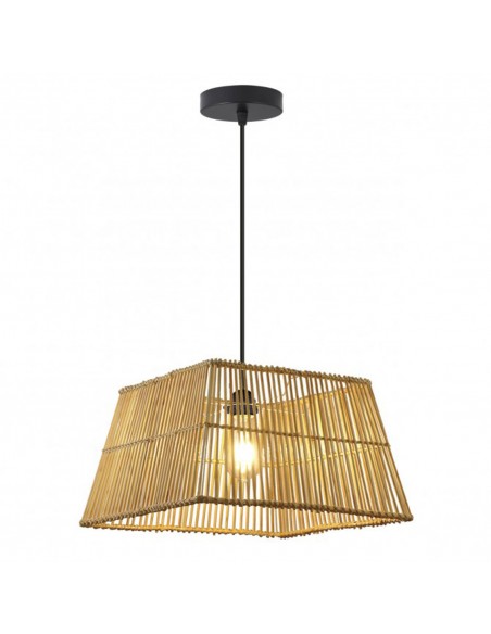 Descuentos en lámparas colgantes de mimbre