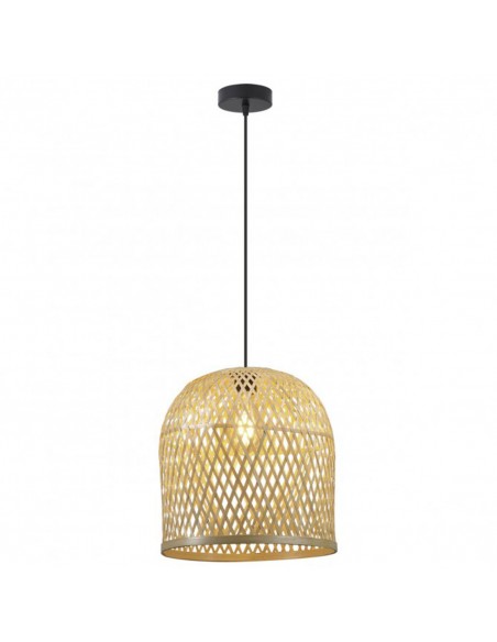 Lámpara colgante de rattán en oferta