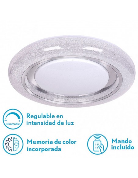 Plafón Cielo Estrellado Intensidad Regulable, Mando y Memoria