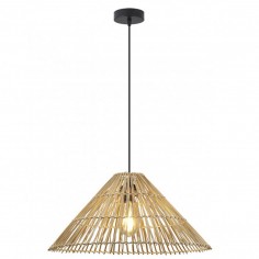 Colgante paraguas mimbre natural