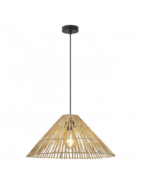 Colgante paraguas mimbre natural