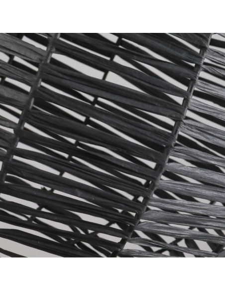 Lámparas de rattán natural marrón entrelazado