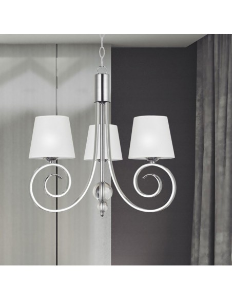 Lámpara de techo con pantallas