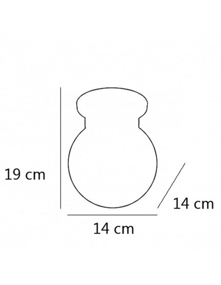 Plafones con tulipa de cristal con descuentos