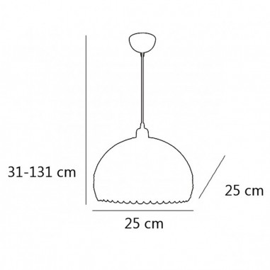 Lámpara con brillo una vez iluminadas
