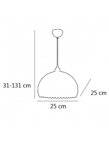 Lámpara con brillo una vez iluminadas