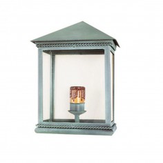 Aplique de pared medio con tejadillo y cinta