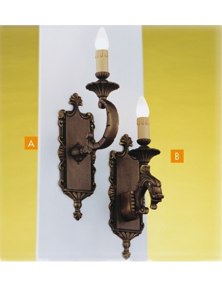 Aplique de Pared Bronce Artesanal