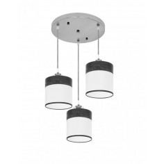 Lámpara Redonda de Tela...