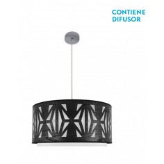 Lámpara Pantalla Tela...