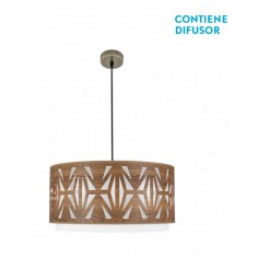 Lámpara Pantalla Tela...