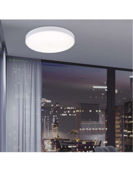 Plafón led integrado blanco