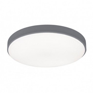 Plafón led de 30W con bisel gris