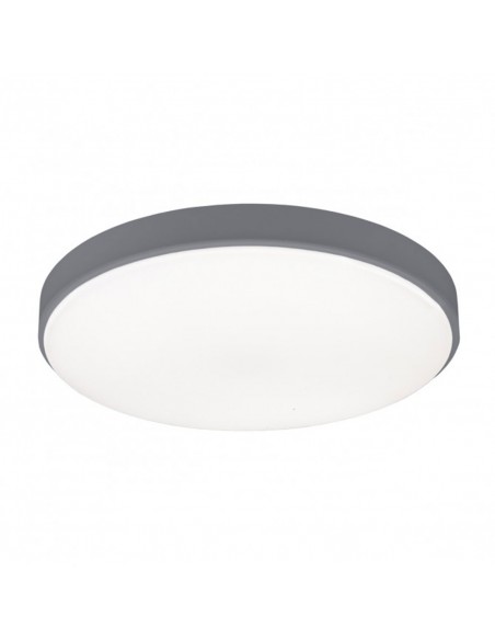 Plafón led de 30W con bisel gris