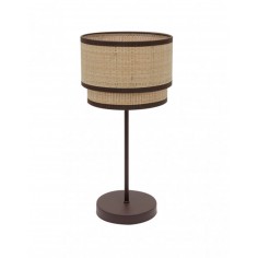Lámpara de Mesa Arpillera y...