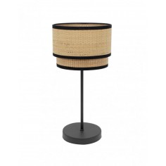 Lámpara de Mesa Arpillera y...