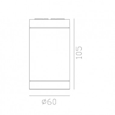 Plafón Exterior IP54 GU10 LED Blanco...